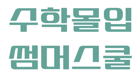 수학몰입 썸머스쿨 타이틀